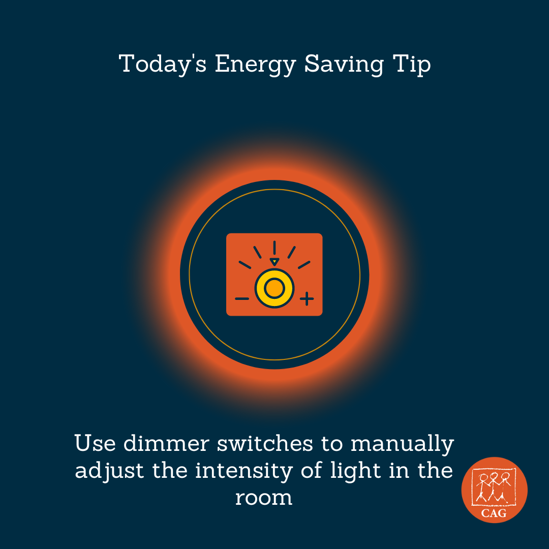Energy Saving Tips Adjust The Intensity Of The Light Cag